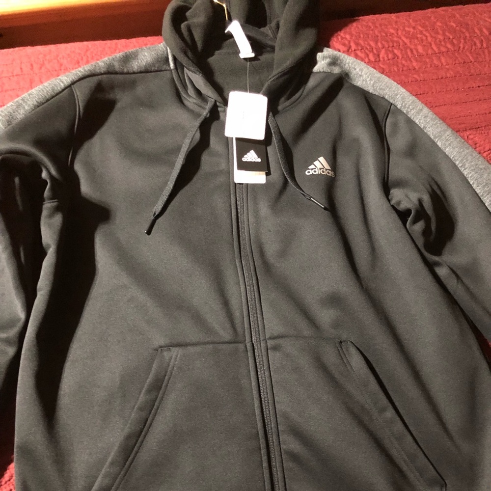 Adidas hoodie jacket full zip up